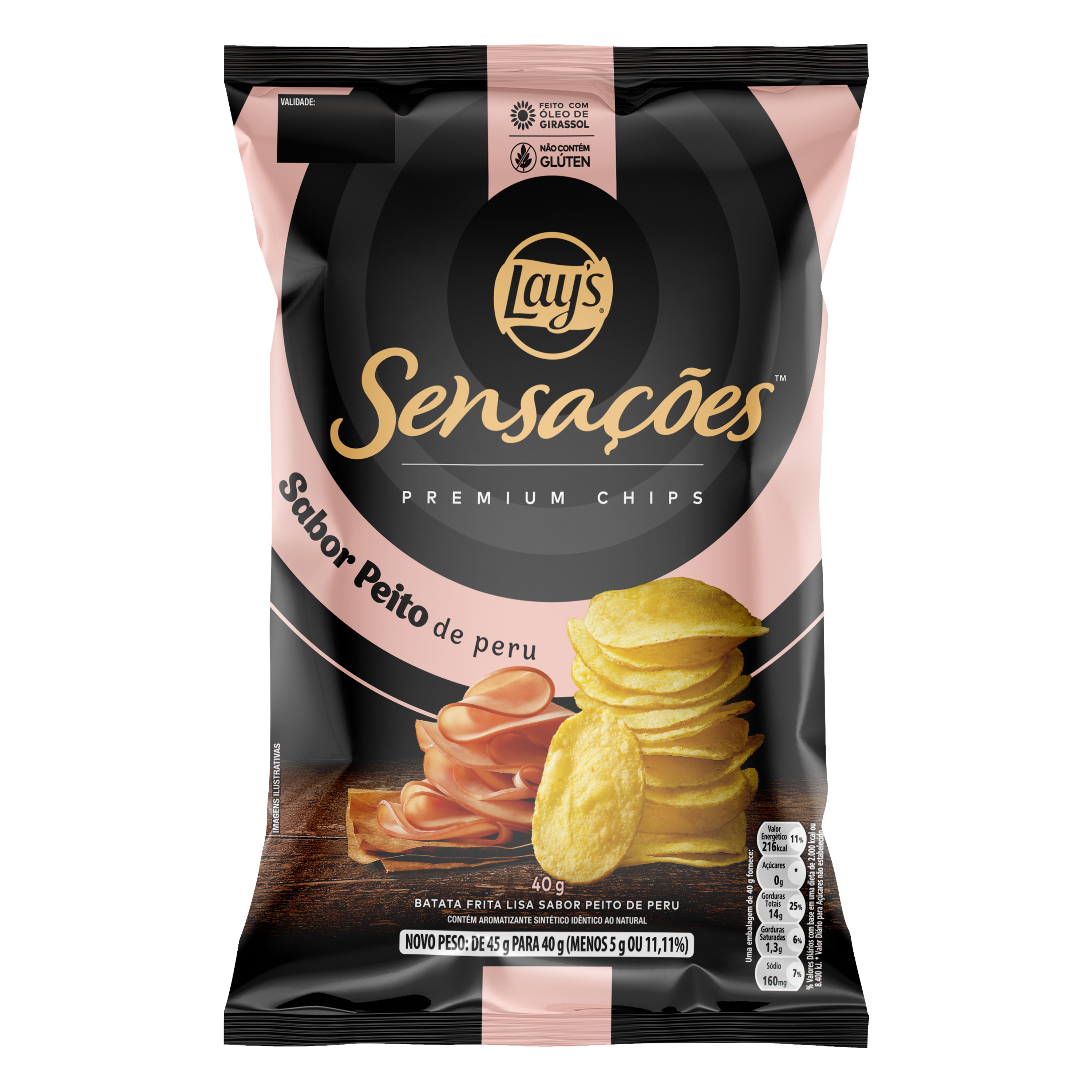 BATATA SENSACOES 40GR PEITO DE PERU C/PR