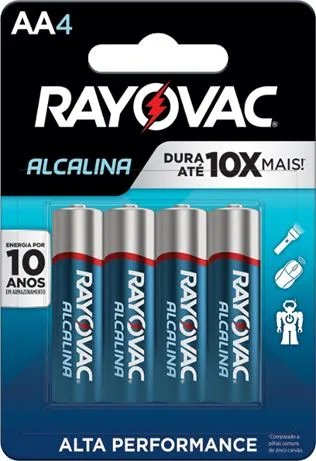 PILHA RAY. ALCAL.AA PEQ.C/04  20866