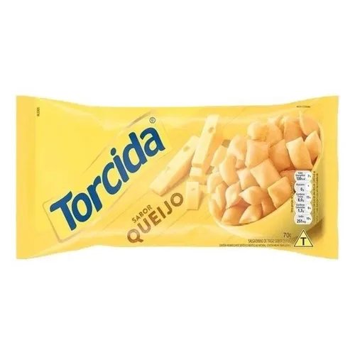 SALGADINHOS TORCIDA 70GR QUEIJO