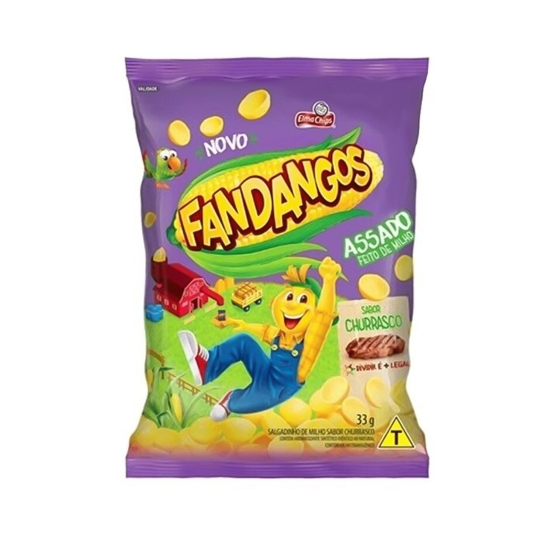 SALGADINHOS FANDANGOS 33GR CRURRASCO