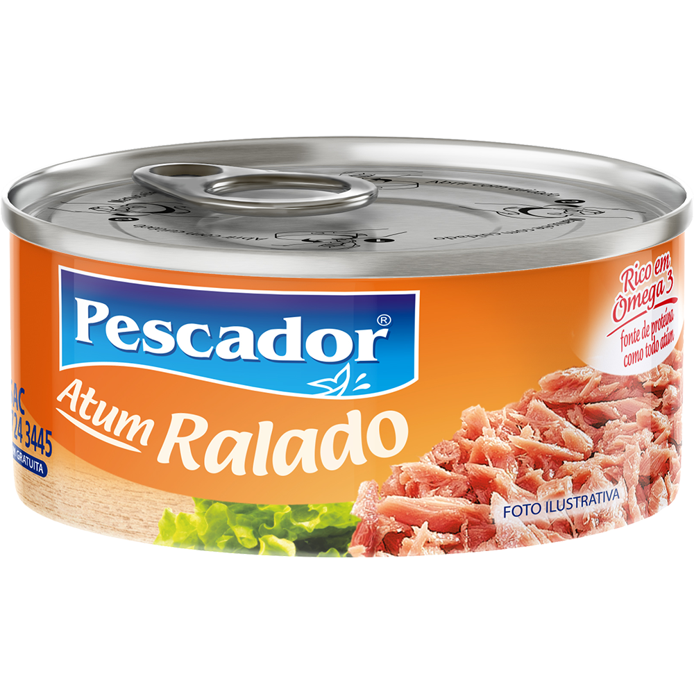 ATUM PESCADOR 140GR RALADO OLEO