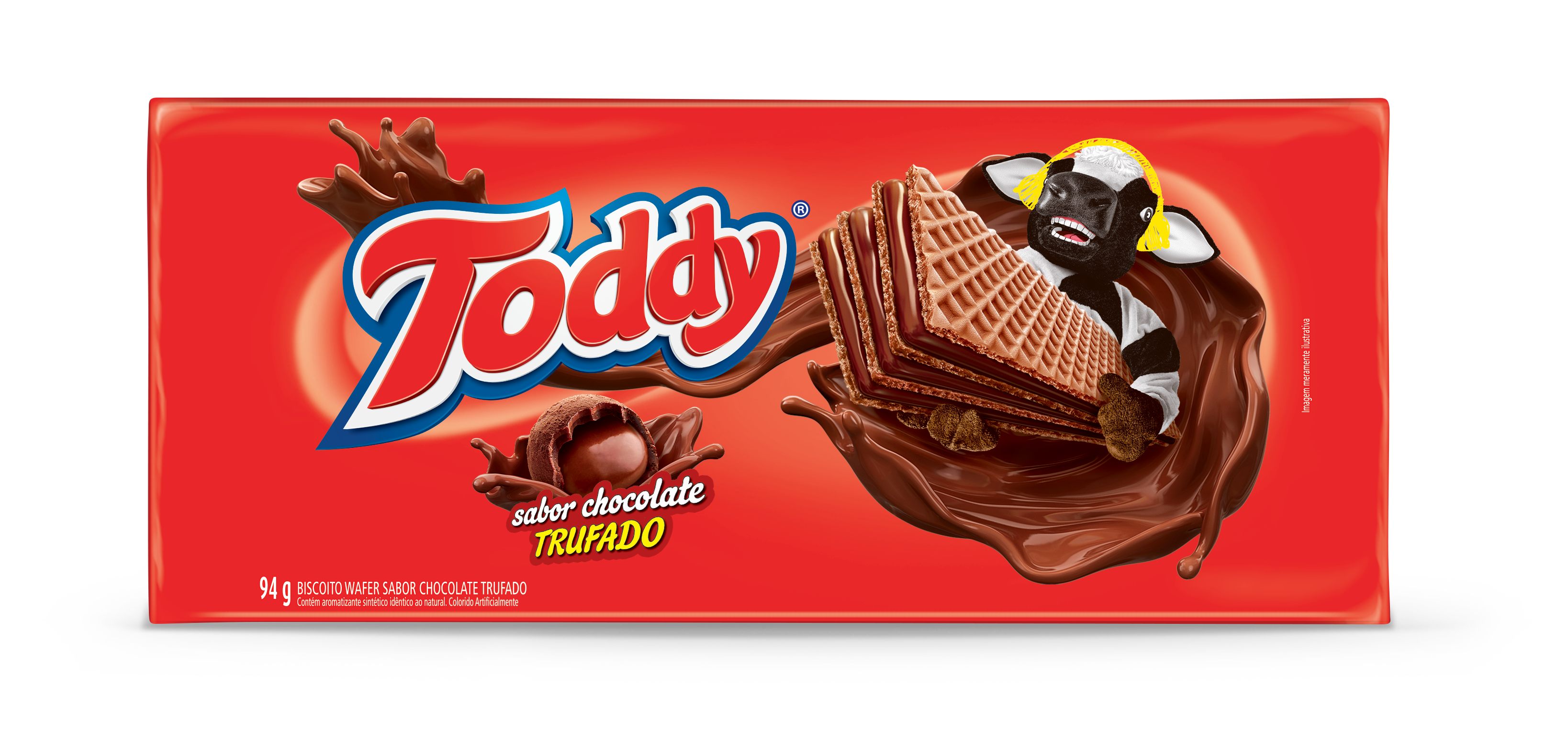 BISC. WAFER TODDY 94GR CHOCOLATE TRUF