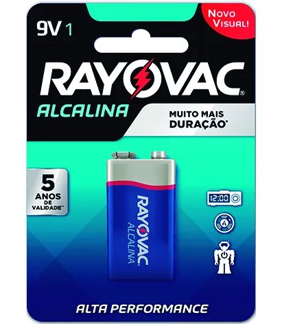 BATERIA RAY. ALCALINA 9V 6LR61