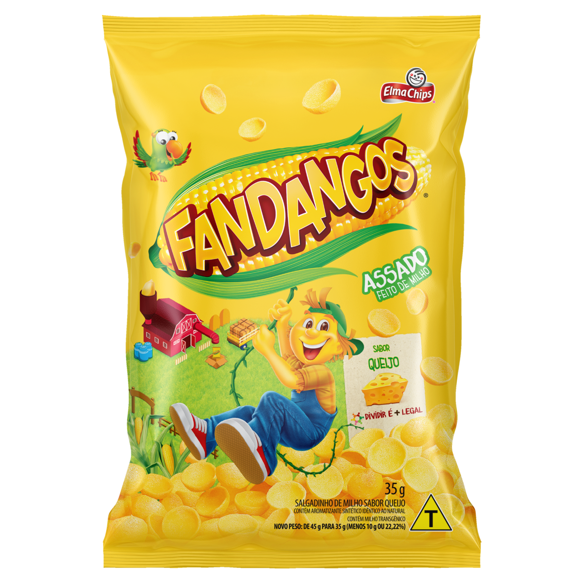 SALGADINHOS FANDANGOS 35GR QUEIJO