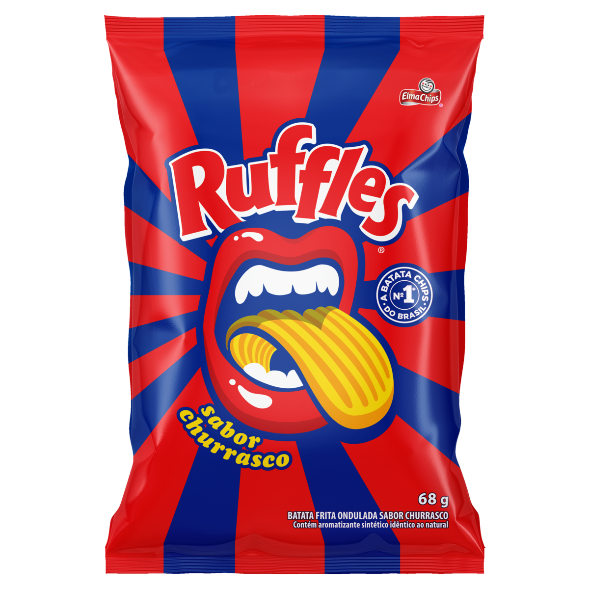 BATATA RUFFLES 68GR CHURRASCO