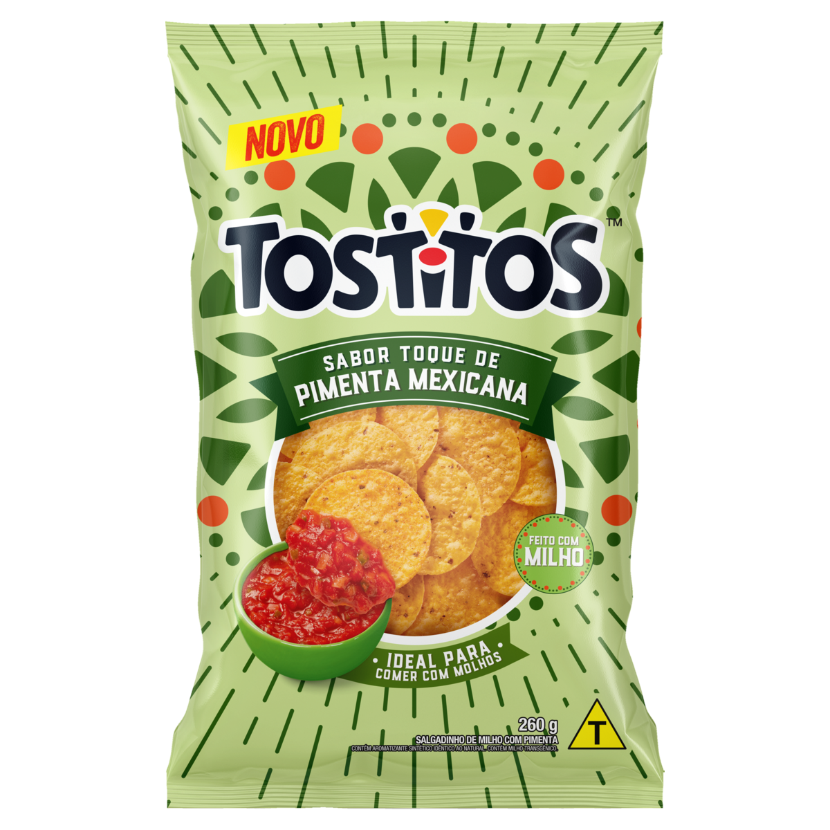SALGADINHOS TOSTITOS 260GR PIMENTA MEXIC