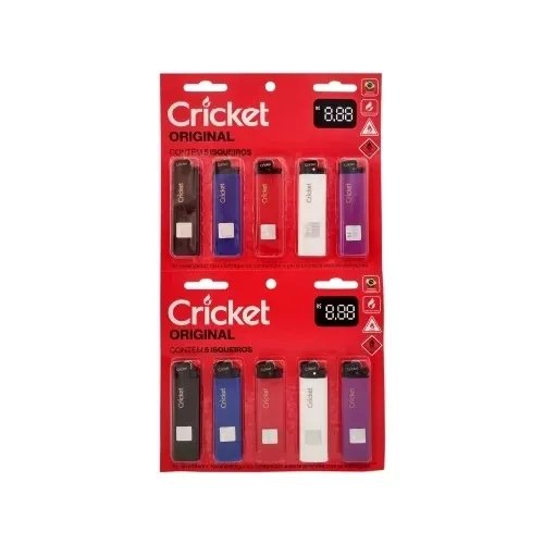 ISQUEIRO CRICKET ORIGINAL C/ 10