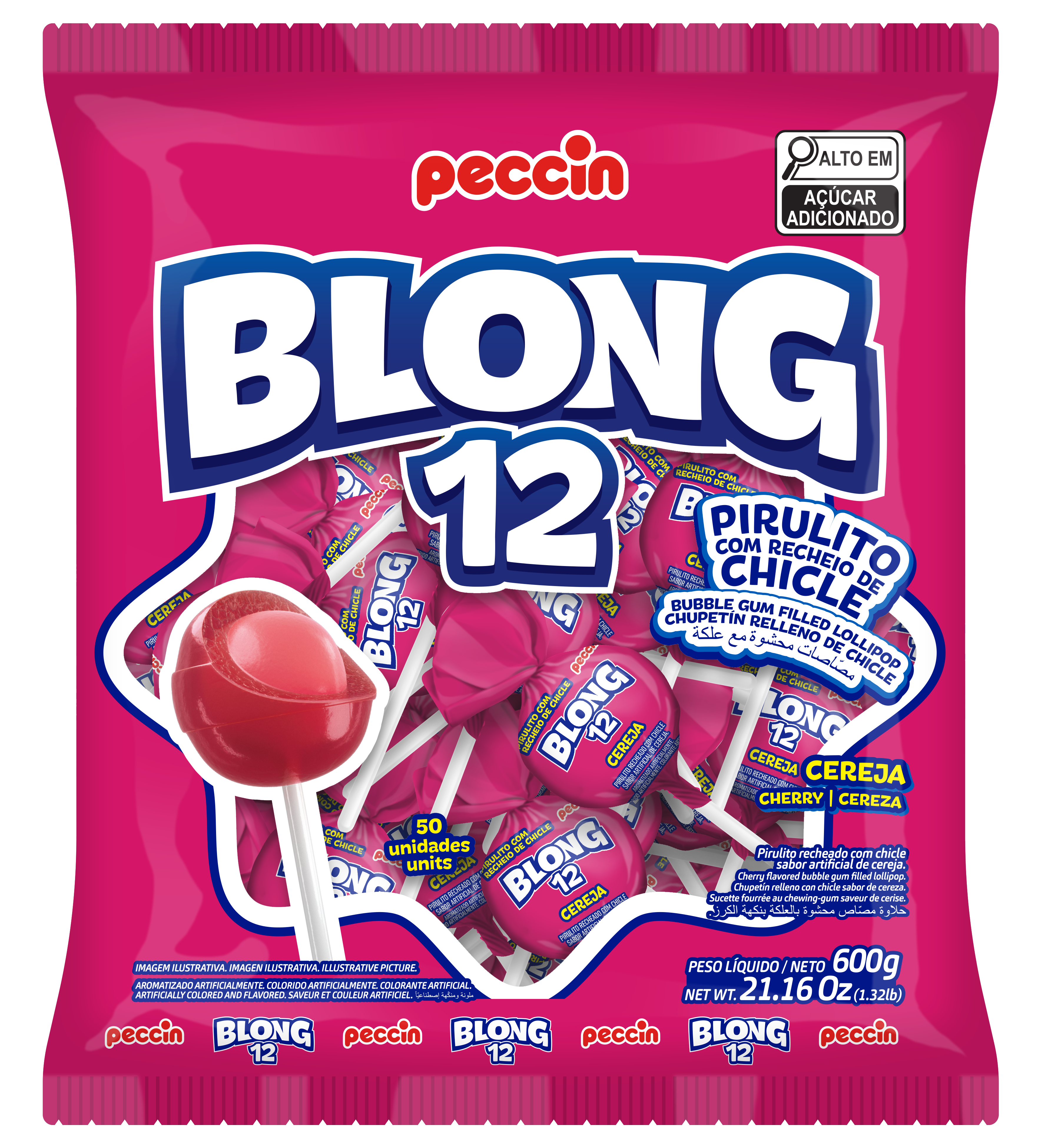 PIRULITO BLONG 600GR CEREJA
