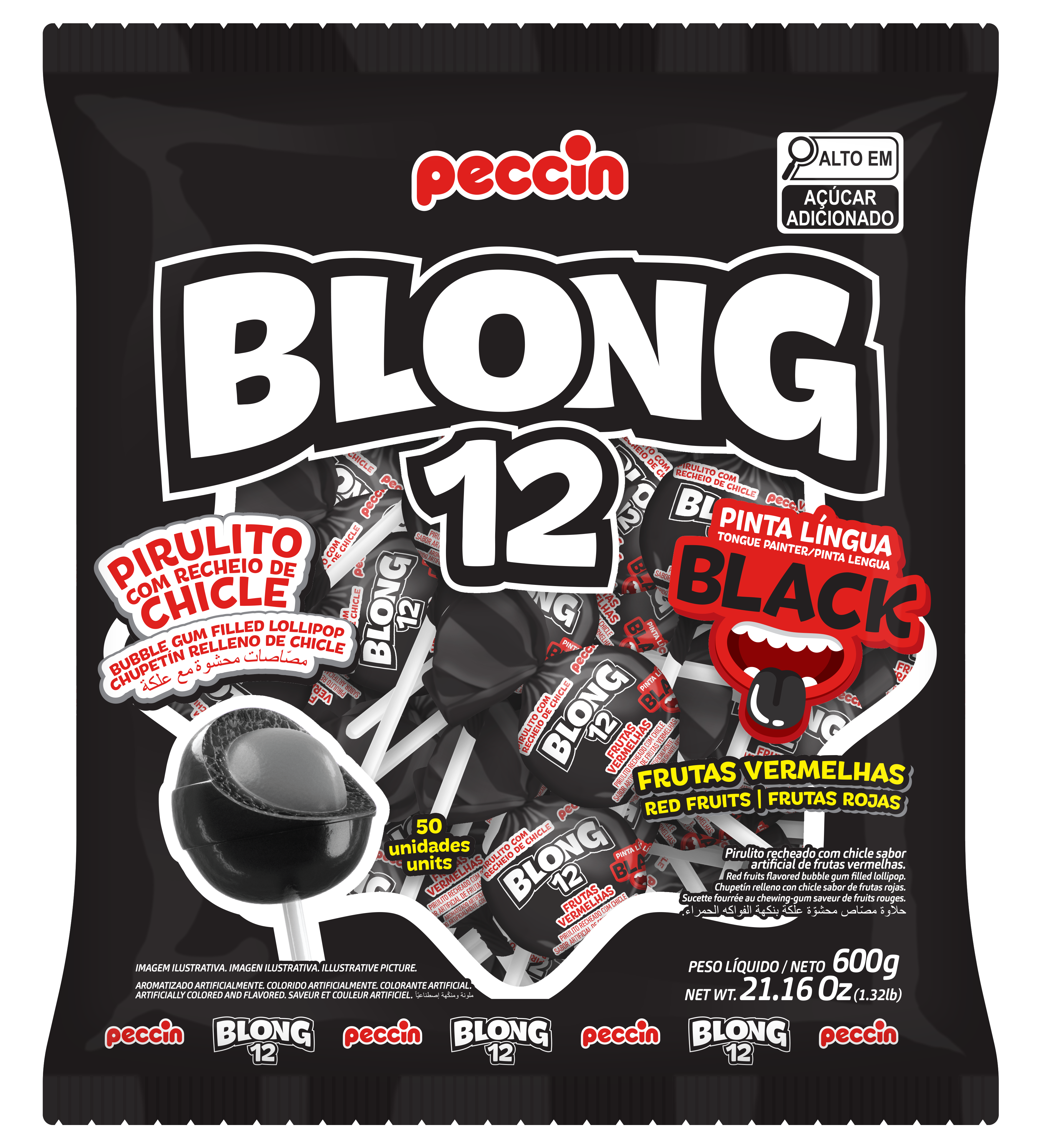 PIRULITO BLONG 600GR BLACK