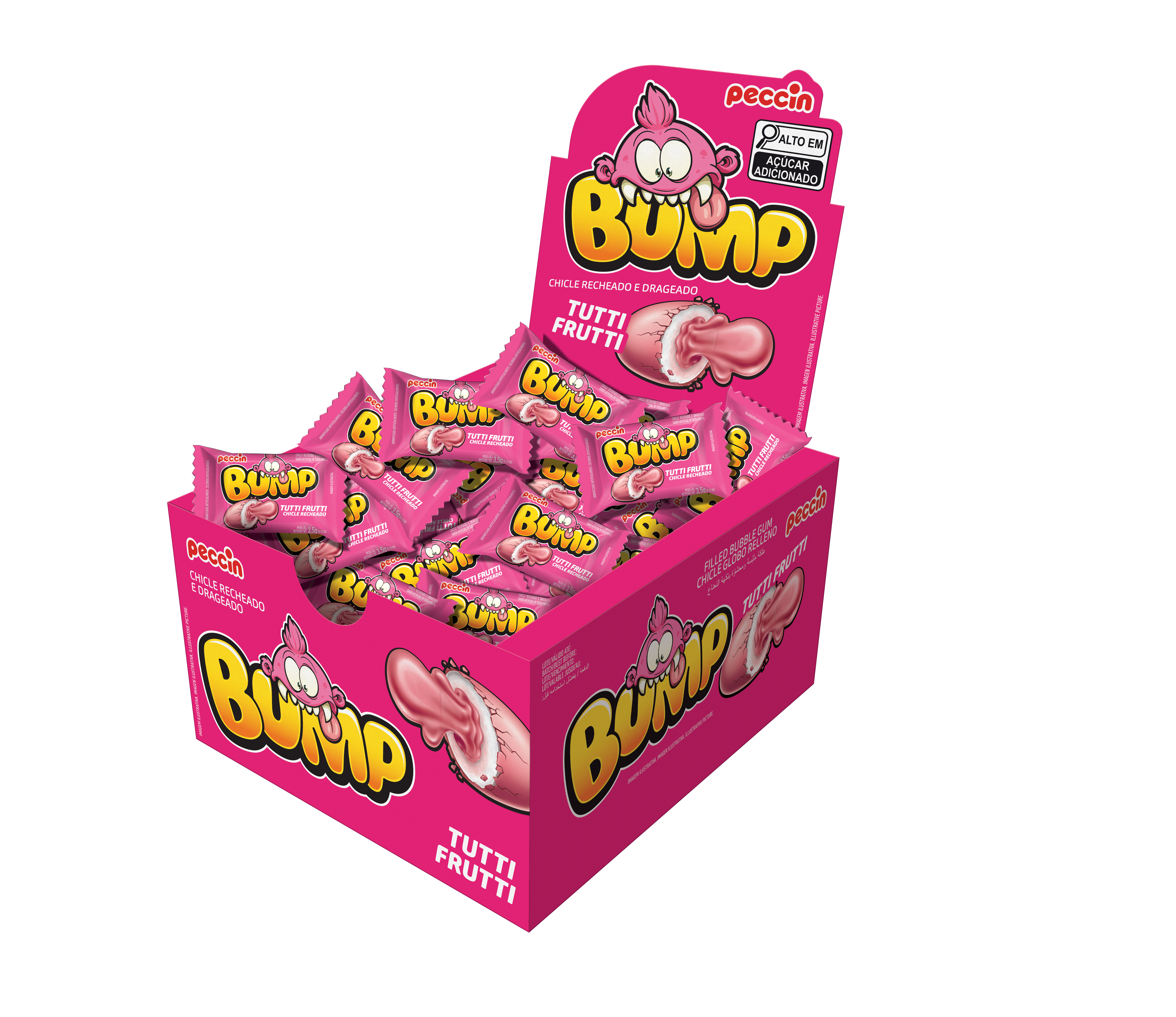CHICLE BUMP 140GR TUTTI FRUIT