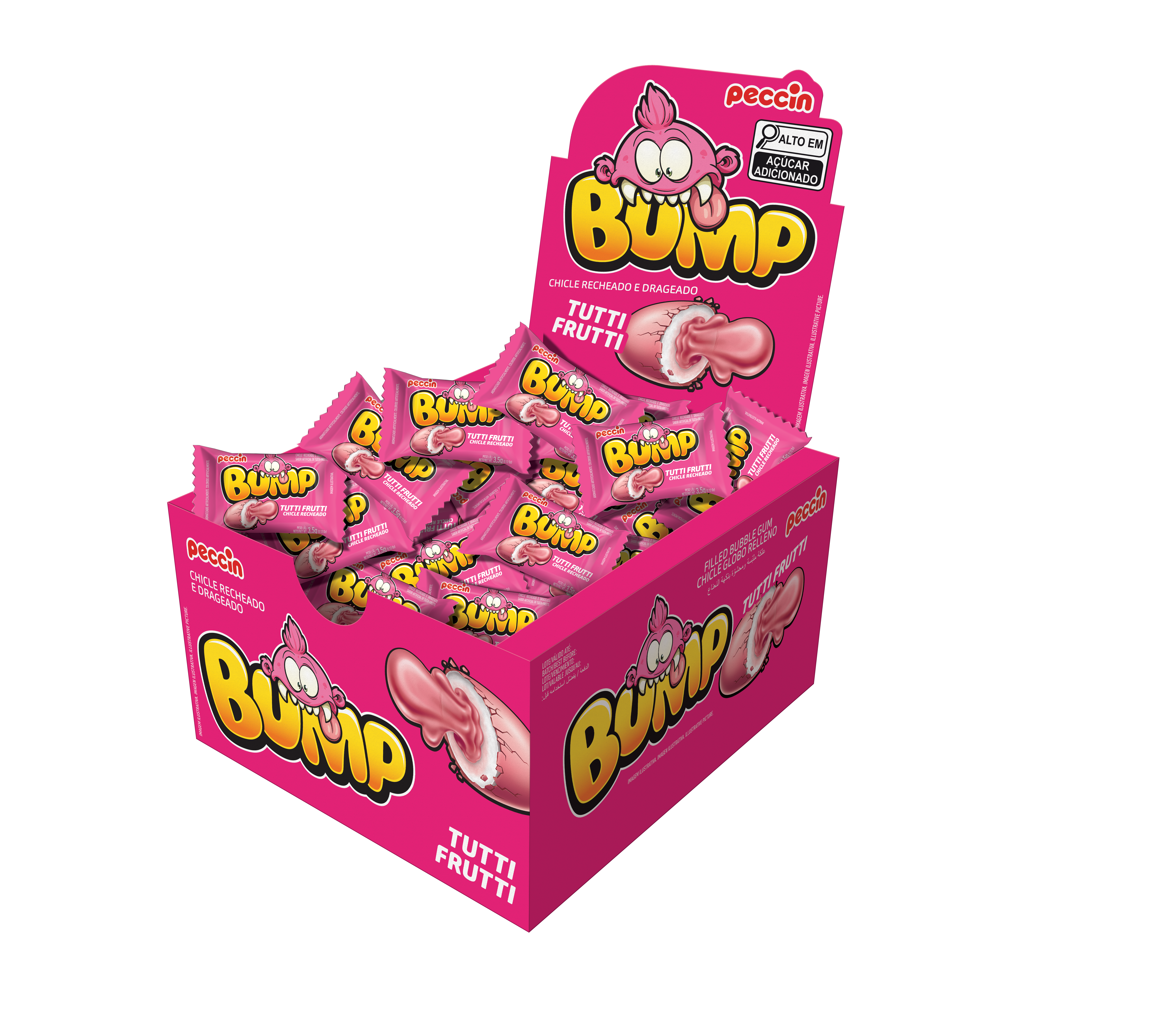 CHICLE BUMP 140GR TUTTI FRUIT