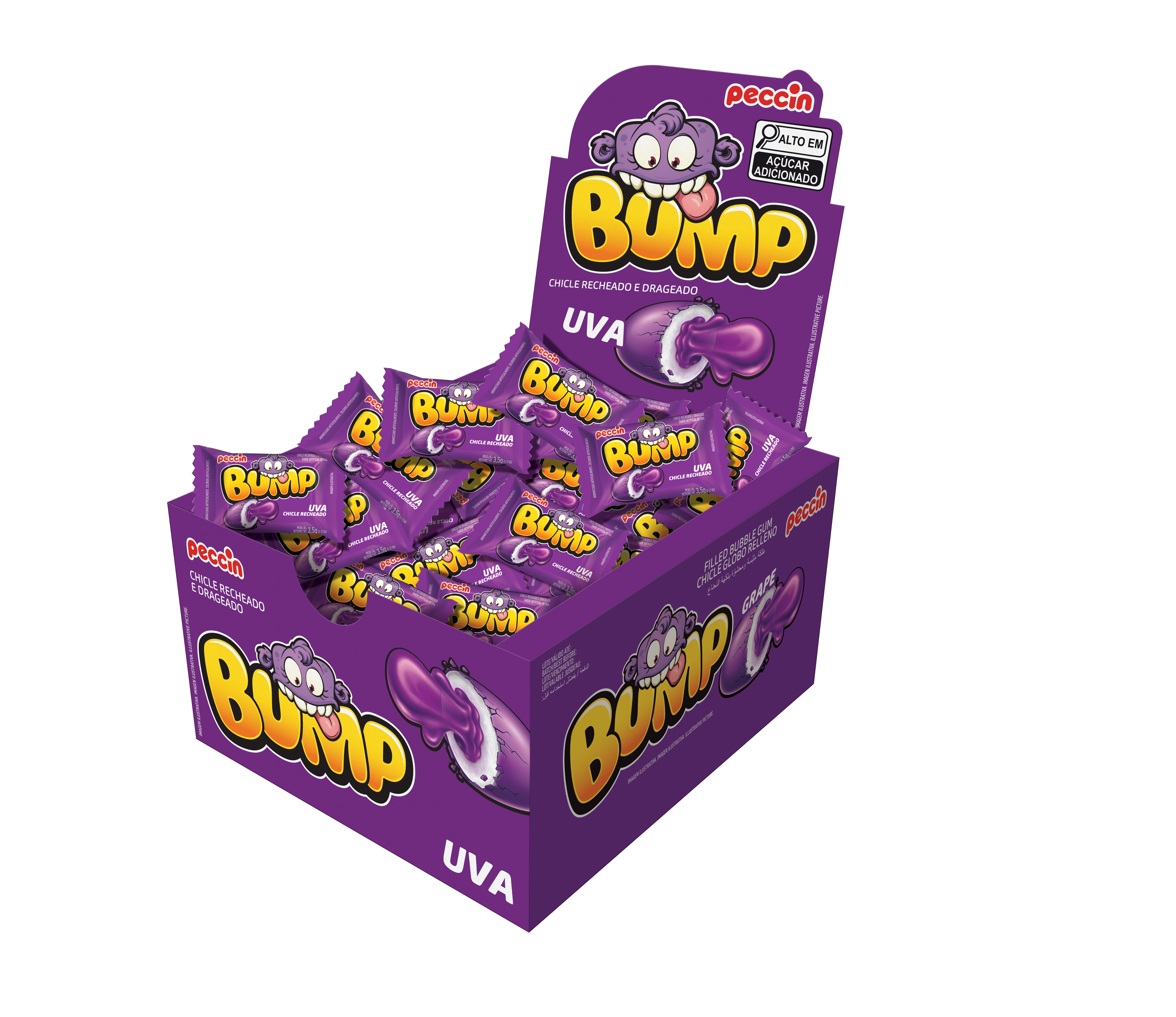 CHICLE BUMP 140GR UVA