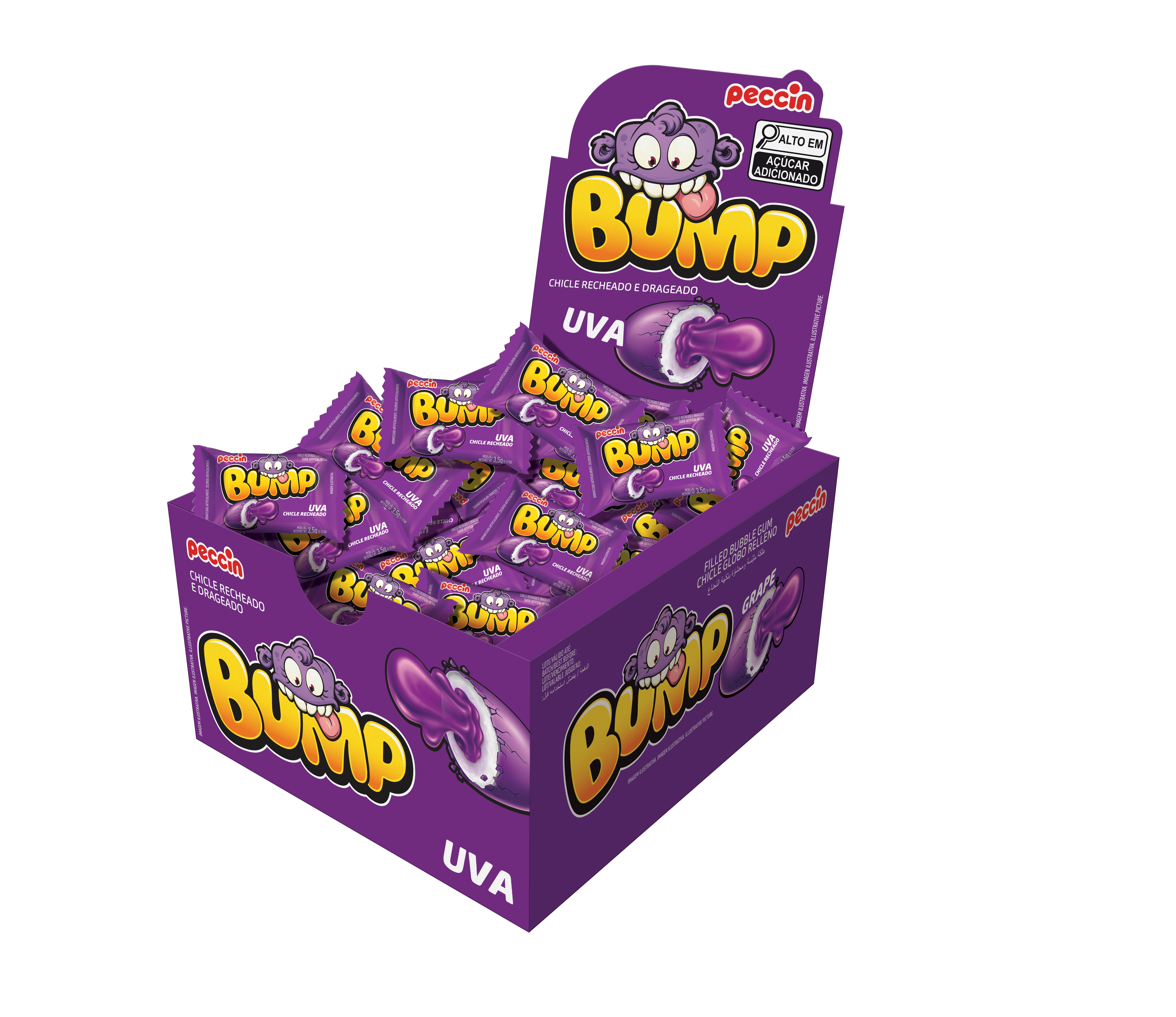 CHICLE BUMP 140GR UVA