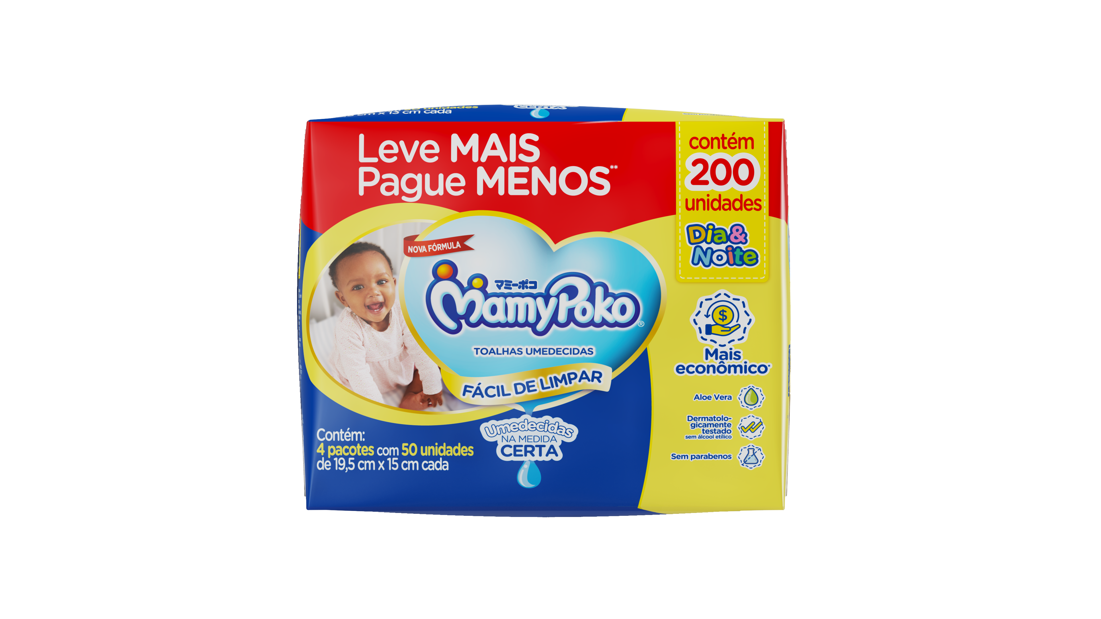 TOALHA UMED. MAMYPOKO C/200 UND