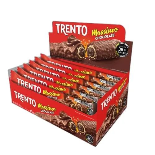 WAFER TRENTO MASSIMO 375GR CHOCOLATE 15X