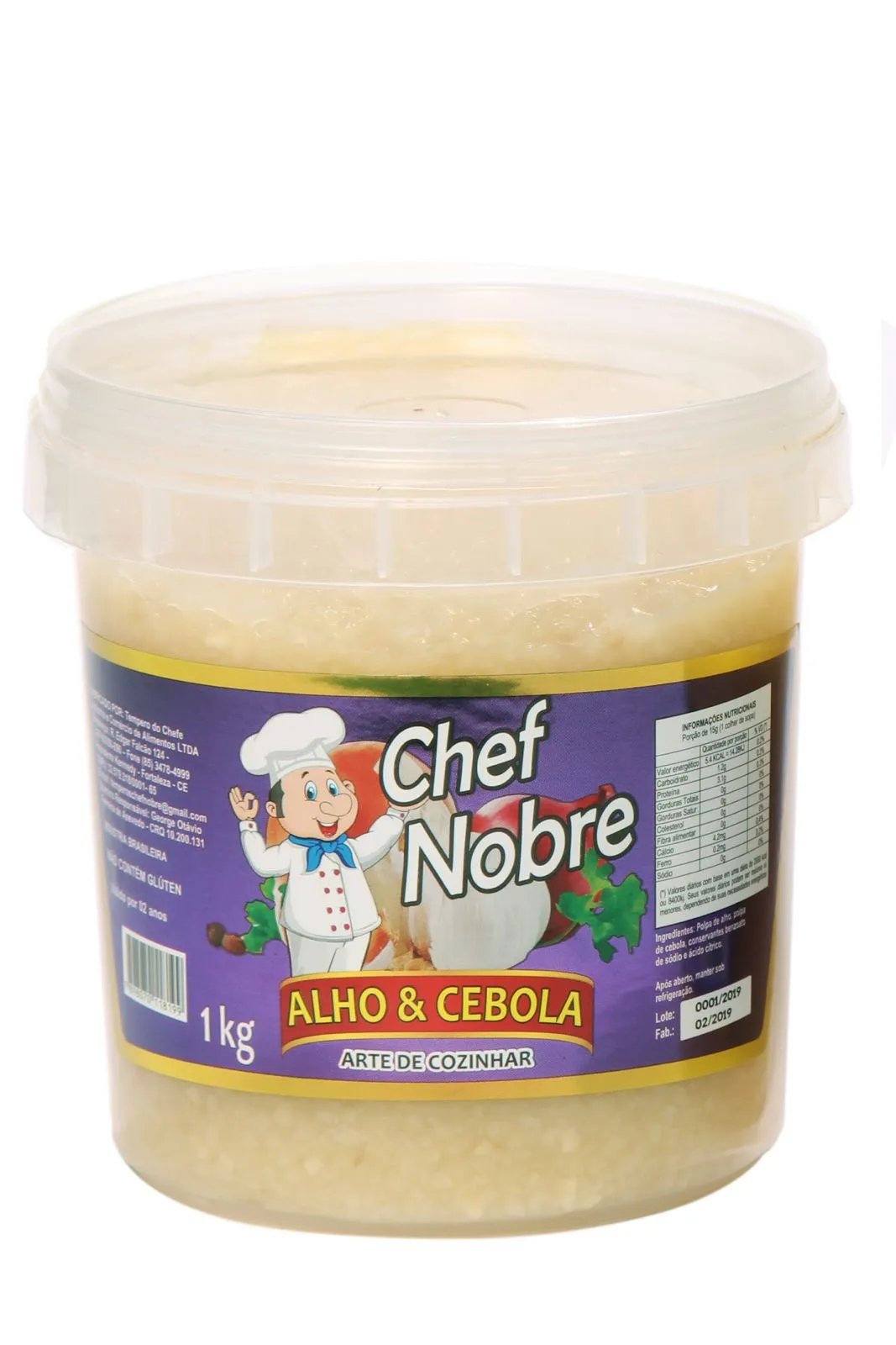 ALHO E CEBOLA CHEF NOBRE 1KG
