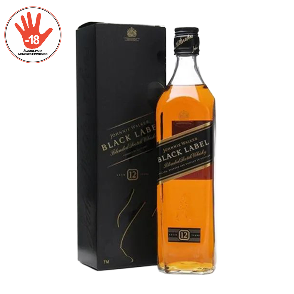 WHISKY JOHNNIE WALKER 750ML 12-A BLACK L