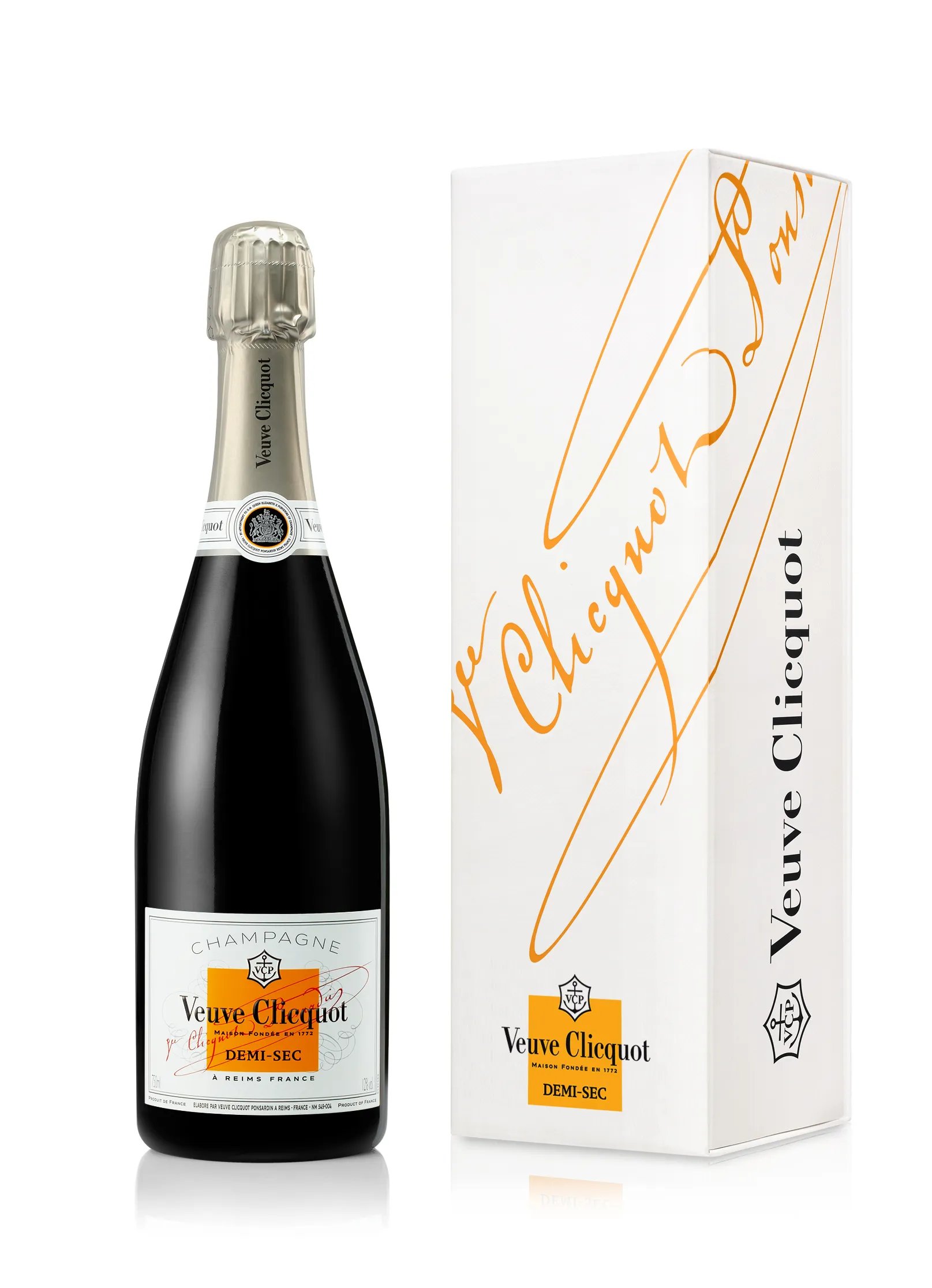 CHAMP.750ML VEUVE CLICQUOT DEMI-SEC COM