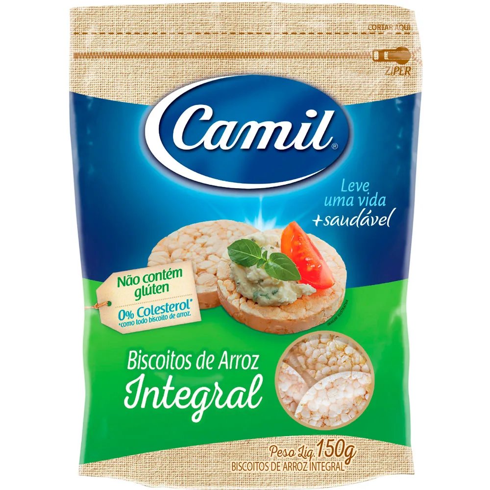 BISC. DE ARROZ INTE. 150GR CAMIL