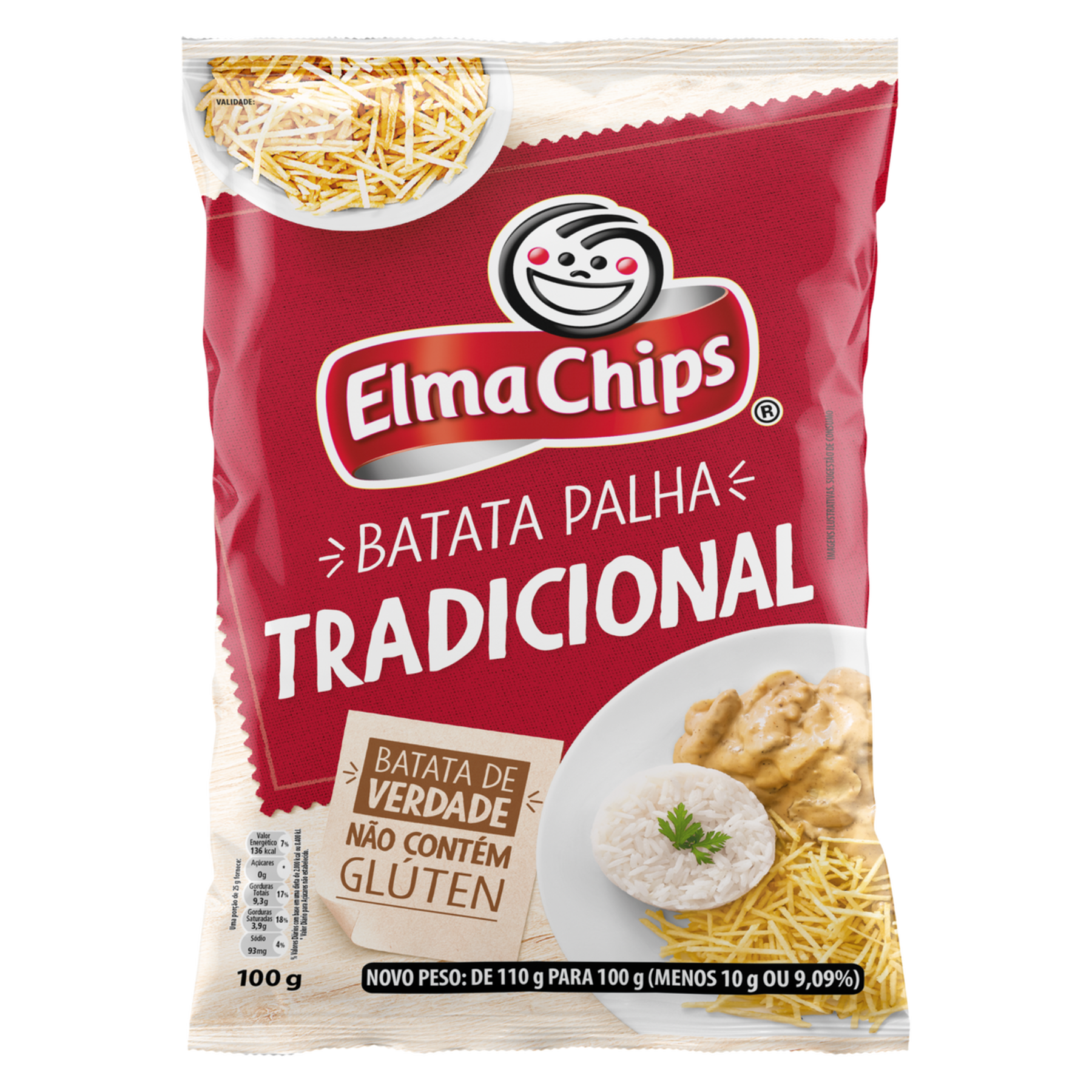 BATATA PALHA TRADICIONAL 100GR