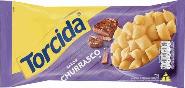 SALGADINHOS TORCIDA 70GR CHURRASCO