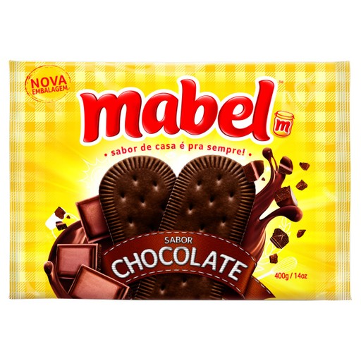 BISC. LAMINADO DOCE MABEL 400GR CHOCO