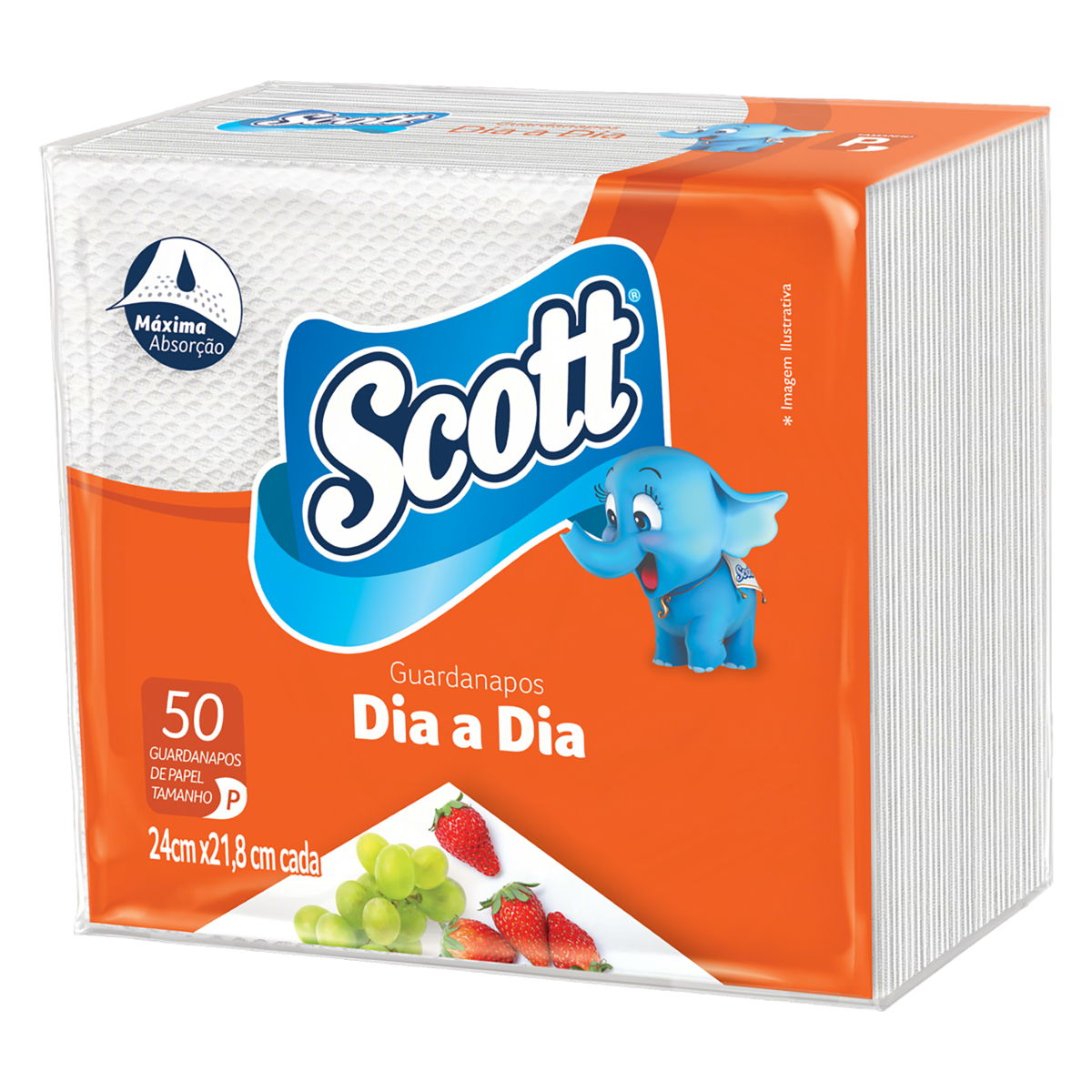 *GUARDANAPO SCOTT DIA A DIA FS 12X50 P