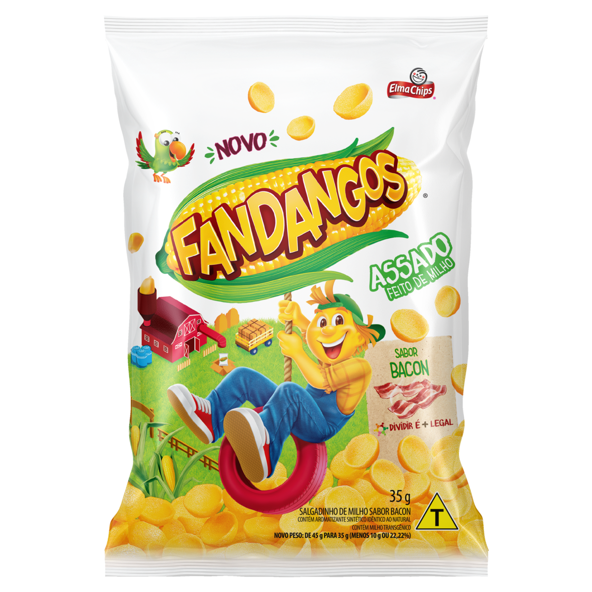 SALGADINHOS FANDANGOS 35GR BACON