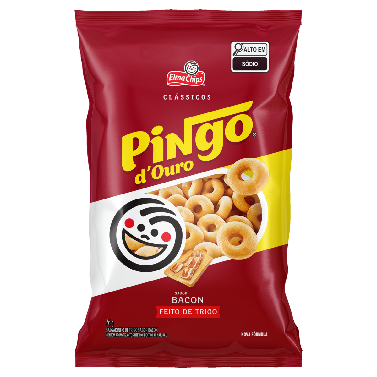 SALGADINHOS PINGO DOURO 76GR BACON
