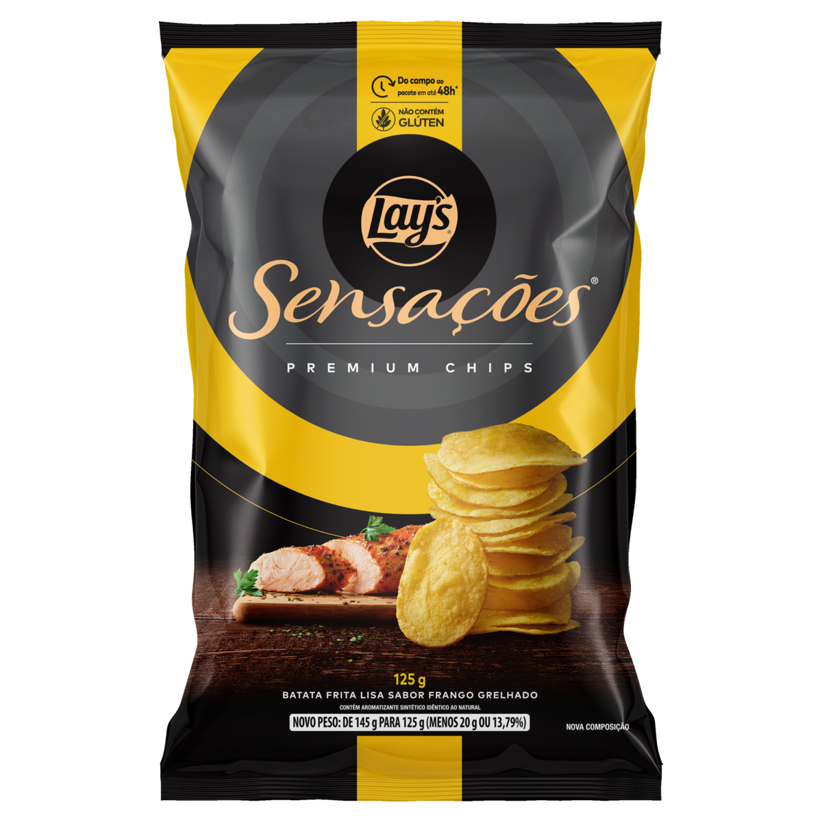 BATATA SENSACOES 125GR FRANGO