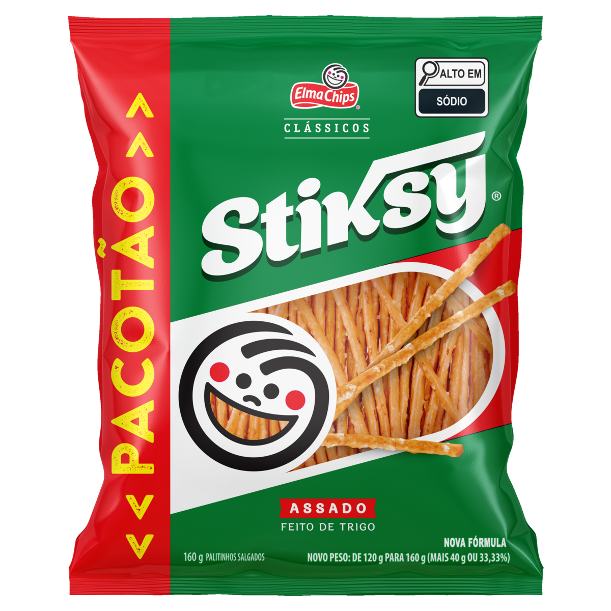 SALGADINHOS STIKSY 160GR