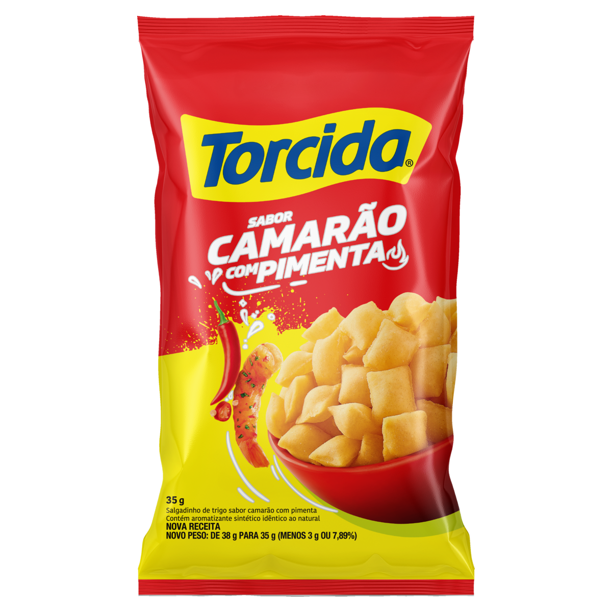 SALGADINHOS TORCIDA 35GR CAMARAO