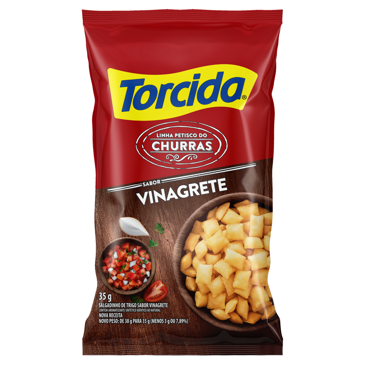 SALGADINHOS TORCIDA VINAGRETE 35G