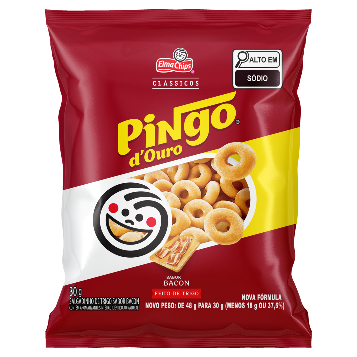 SALGADINHOS PINGO DOURO BACON 30GR