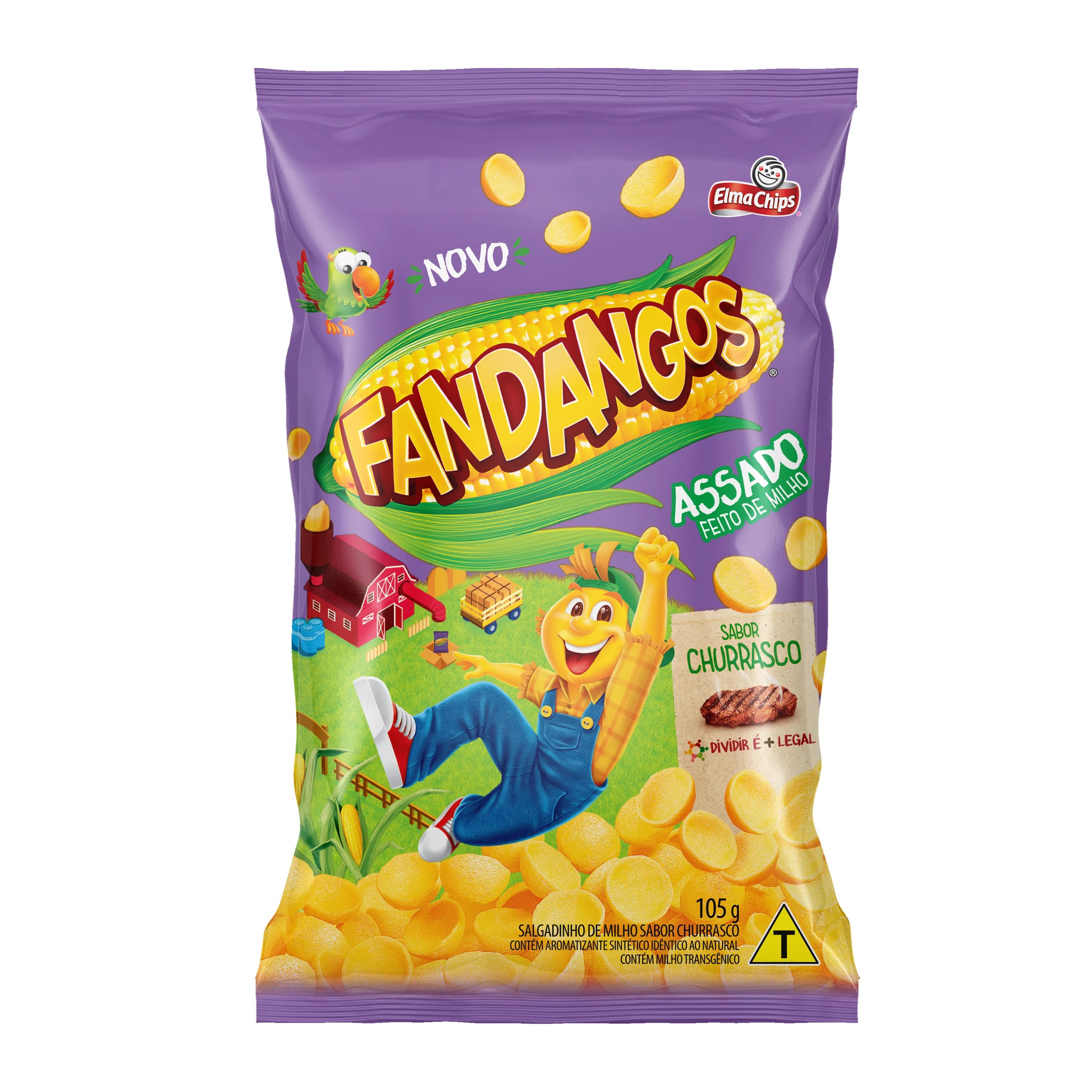 SALGADINHOS FANDANGOS 105GR CHURRASCO