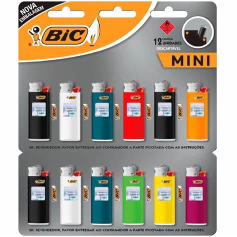 ISQUEIRO BIC MINI C/ 12