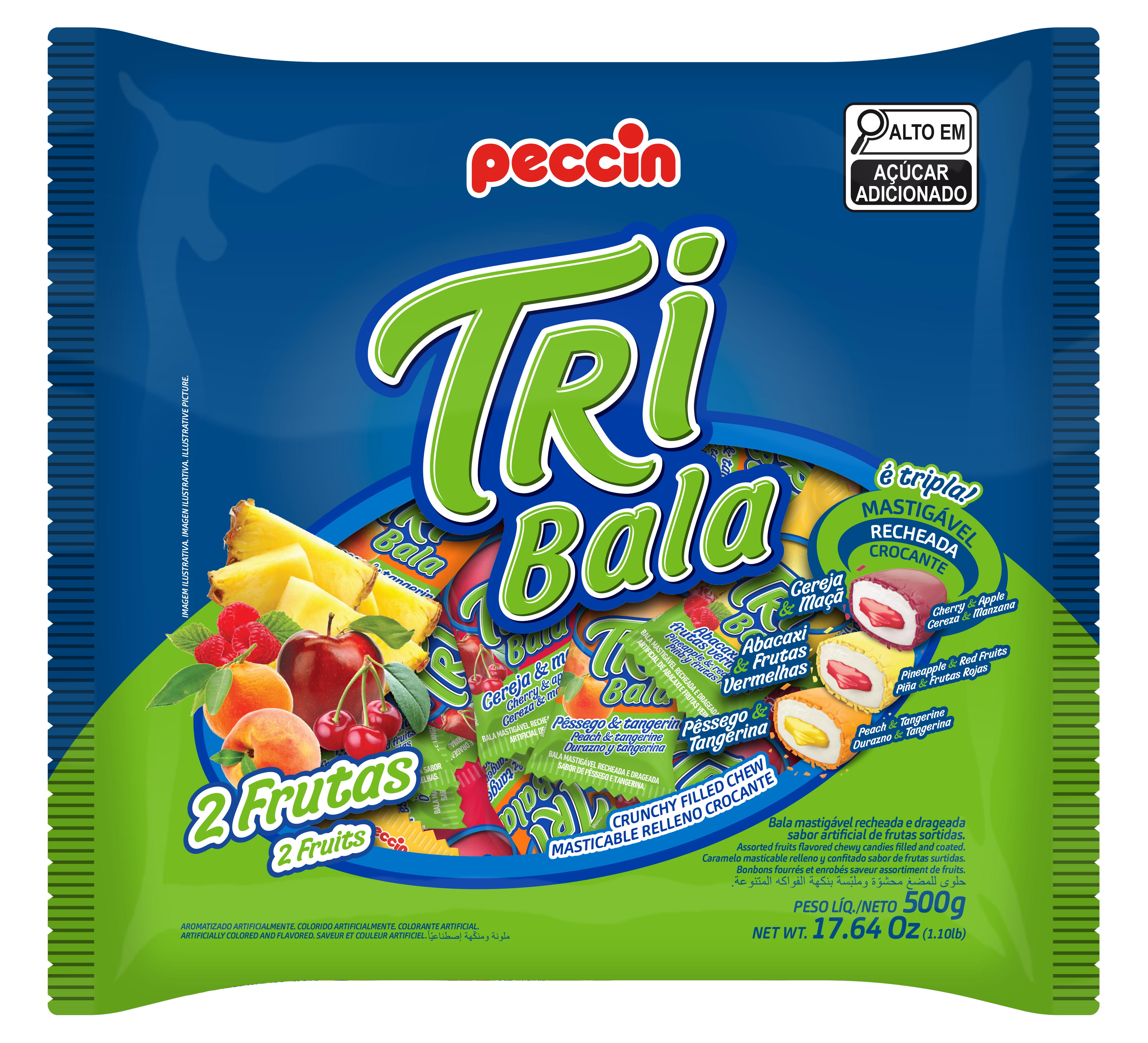 TRIBALA 500GR 2 FRUTAS SORTIDA