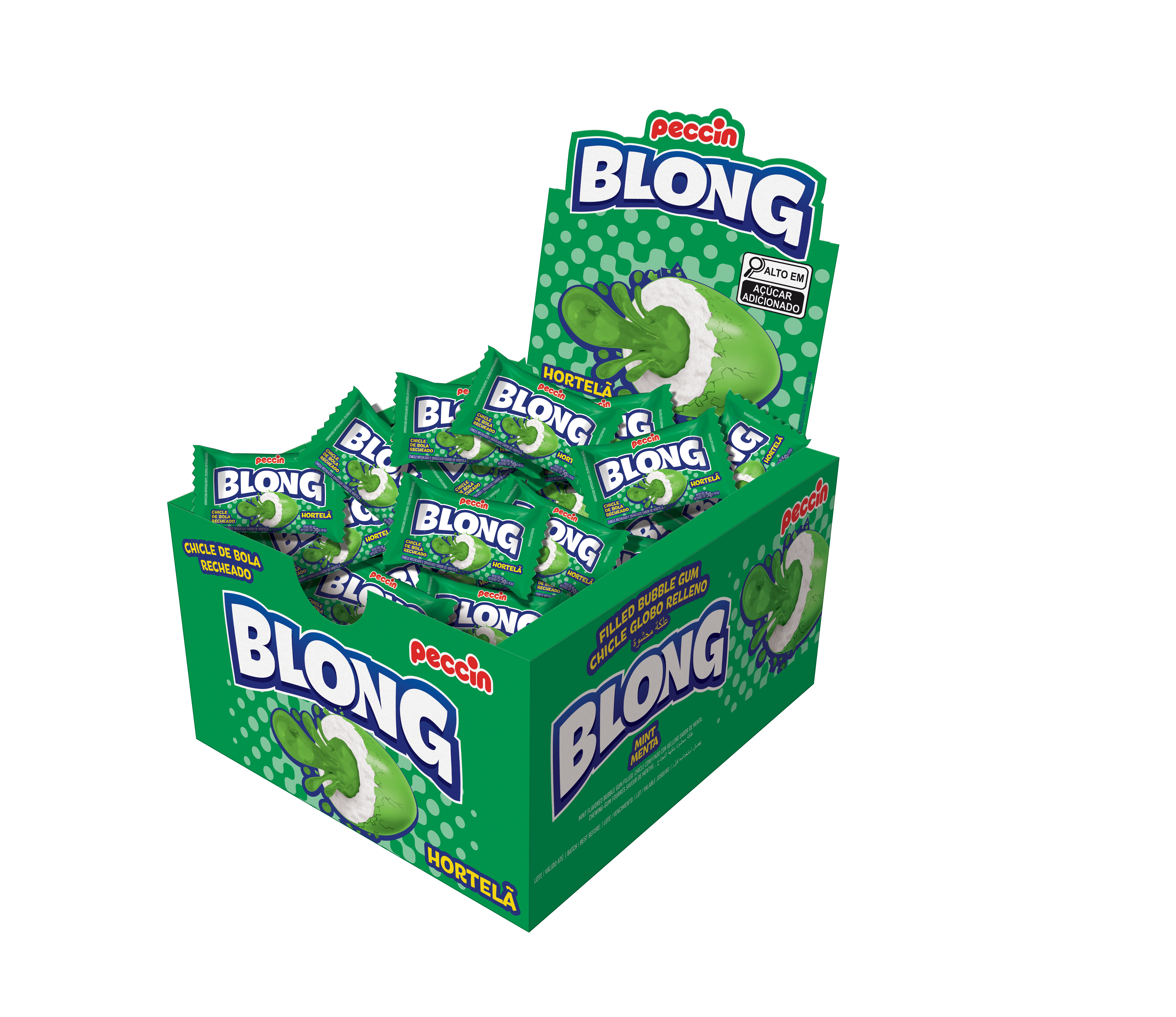 CHICLE BLONG 200GR HORTELA