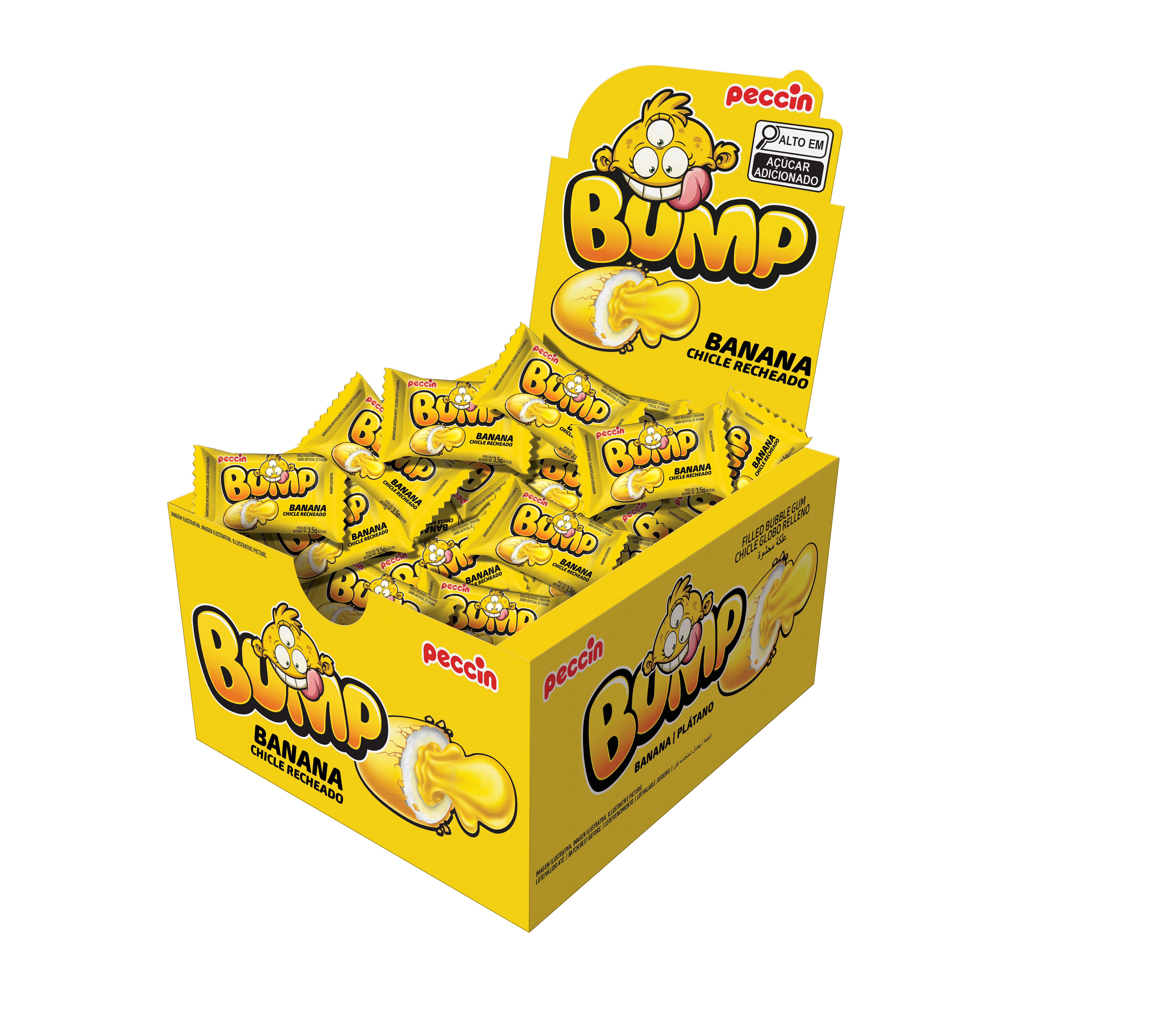 CHICLE BUMP 140GR BANANA