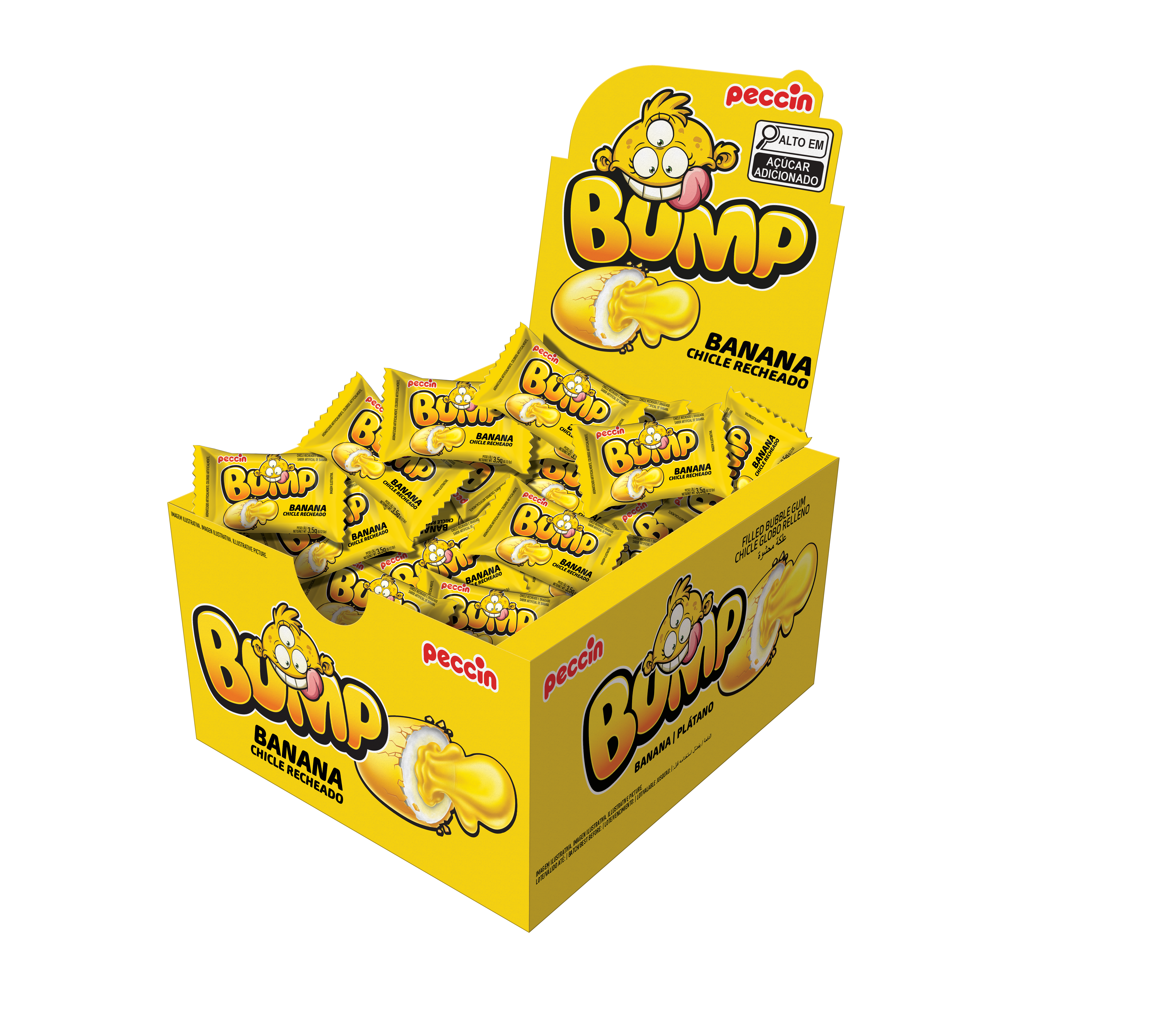 CHICLE BUMP 140GR BANANA
