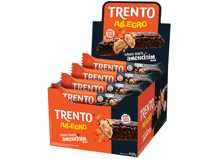 WAFER TRENTO ALLEGRO 416GR CHOCO DARK C/