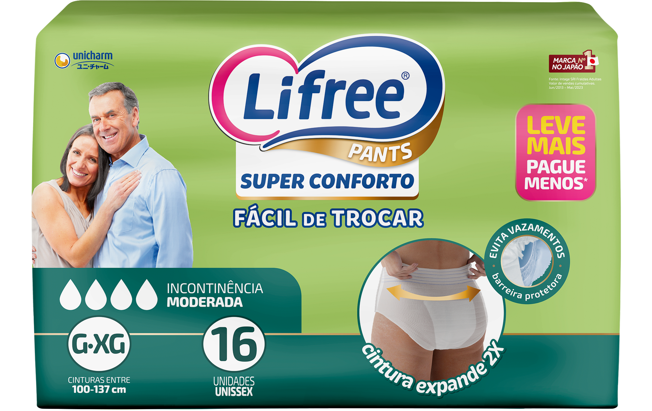 FDA ADULTA LIFREE SUPER CONFORTO G/XG C/