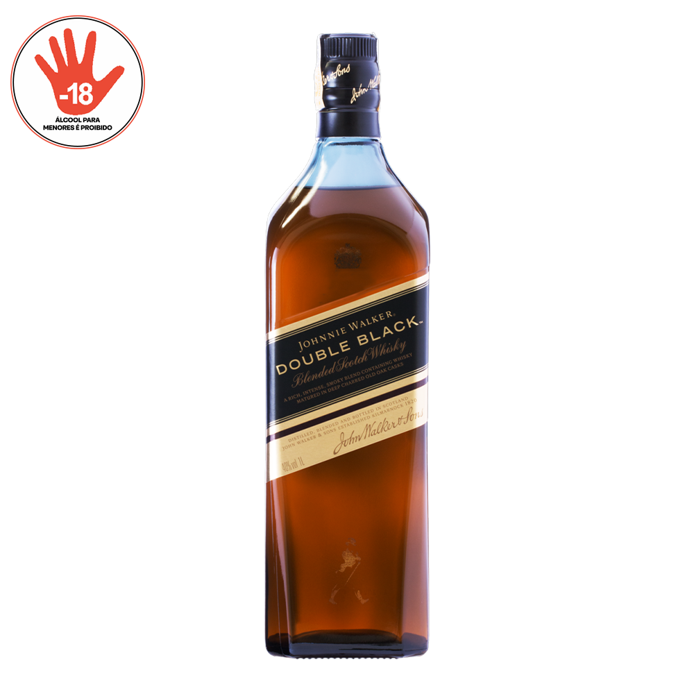 WHISKY JOHNNIE WALKER 1000ML DOUBLE BLAC