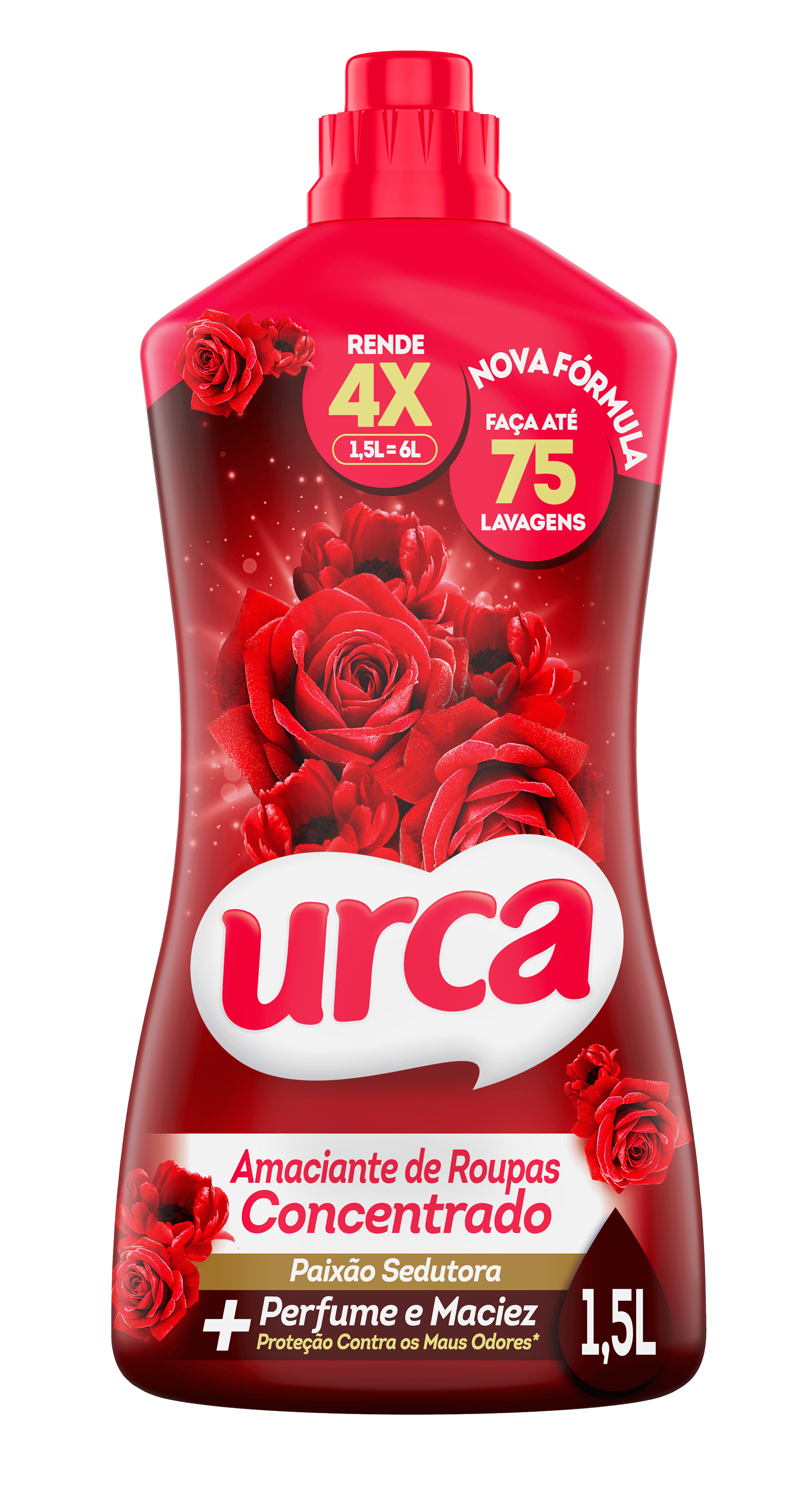 AMACIANTE URCA CONCENTRADO PAIXÃO  SEDUTORA 15L