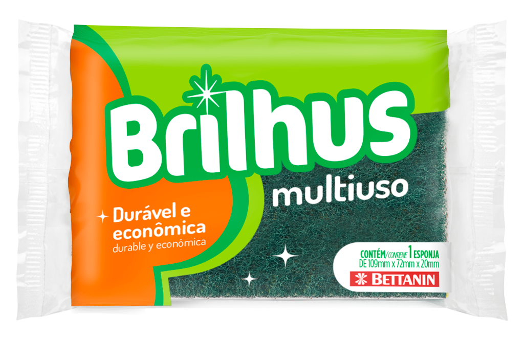ESPONJA BRILHUS MULTIUSO UNID.