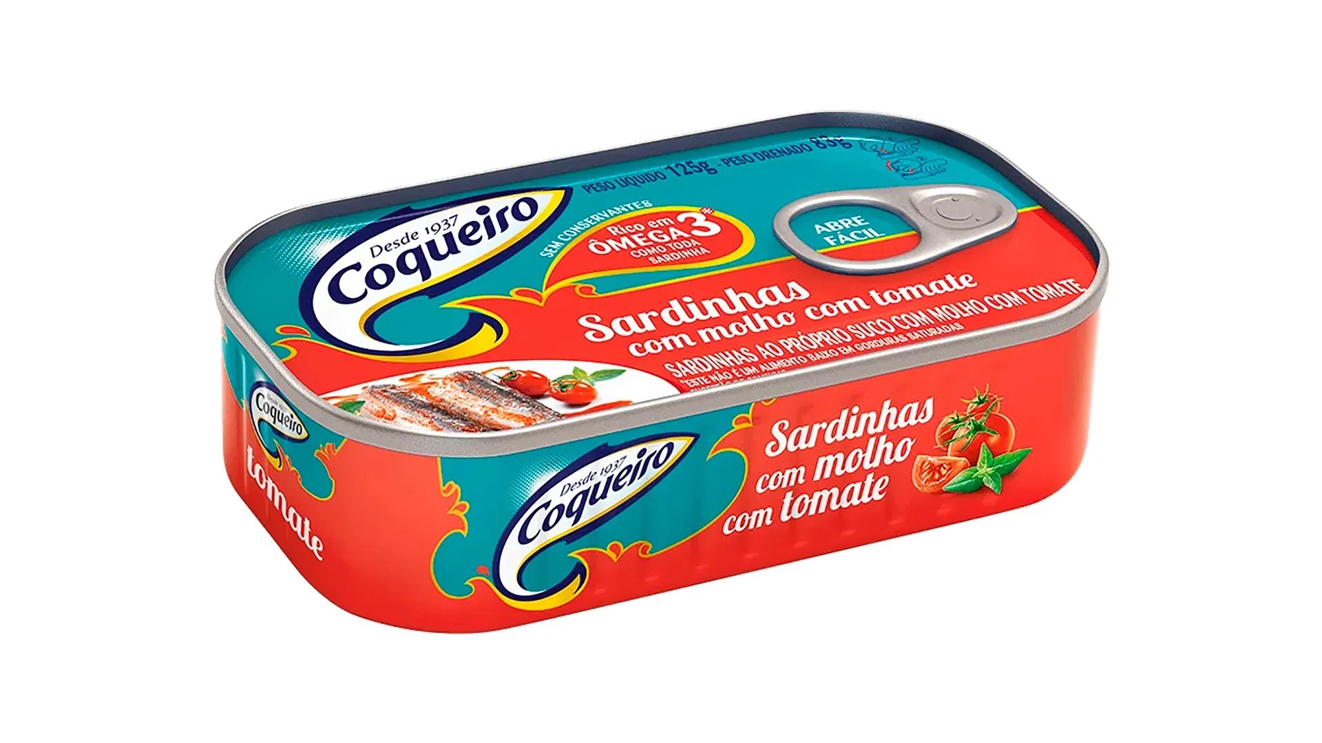 SARDINHA COQUEIRO 125GR TOM.