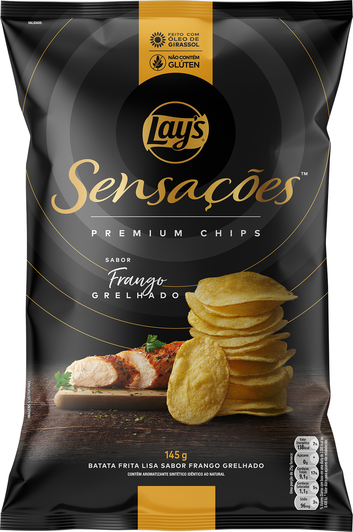 BATATA SENSACOES 145GR FRANGO