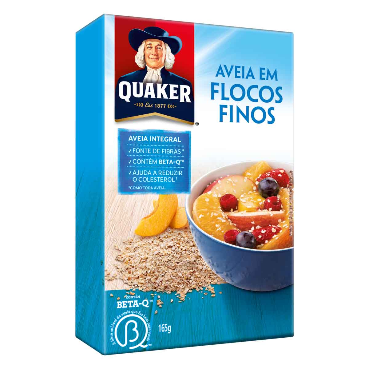 AVEIA QUAKER 450GR FLOCOS FINOS PCT