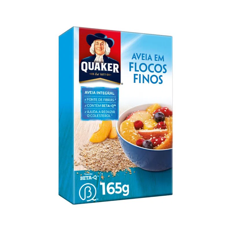 AVEIA QUAKER 165GR FLOCOS FINOS