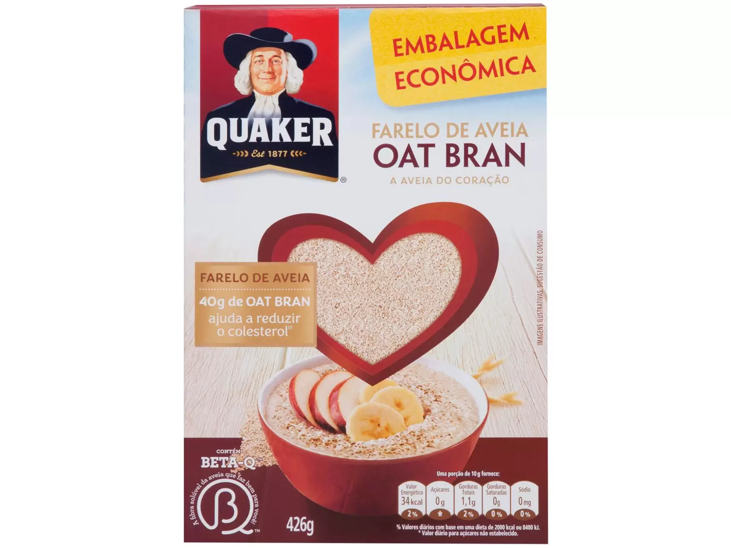 AVEIA QUAKER 426GR OAT BRAN
